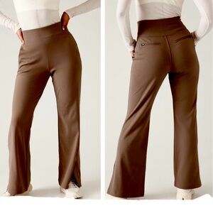 Athleta Venice Flare Stretch Pants 2X Mocha